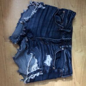 American Eagle Ultra Distressed Short Shorts
